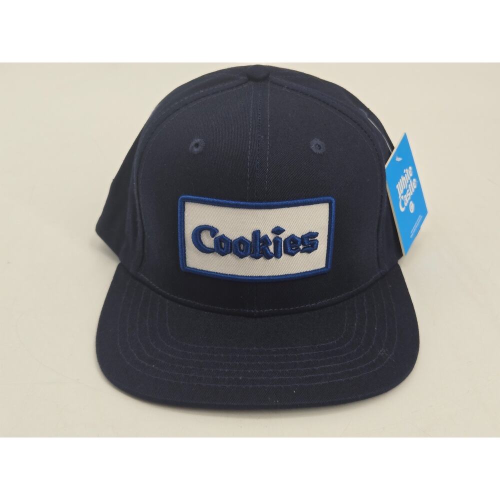 NWT White Castle X Cookies Snapback Hat - Navy/ White ONESIZE